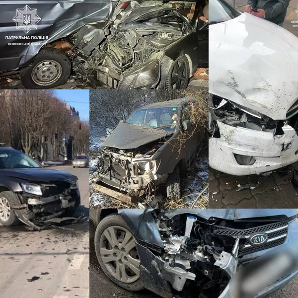 Сумна статистика: за три місяці на дорогах Волині 15 загиблих і понад 200 травмованих