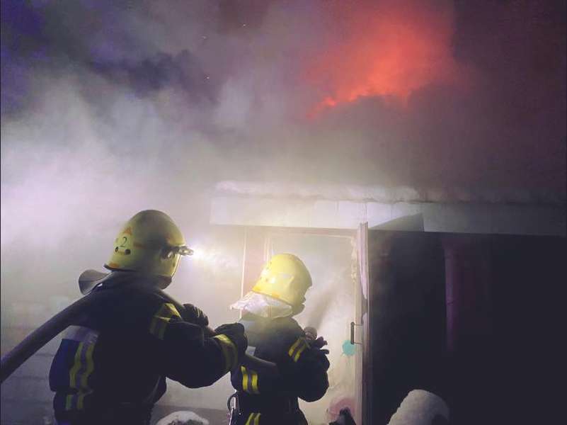У Луцьку сталась пожежа на дачному масиві (фото)