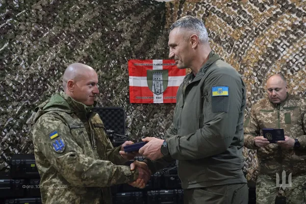Волинських воїнів на передовій відвідав мер Києва (фото)