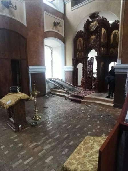 Російські військові у Харкові обстріляли церкву московського патріархату (фото)