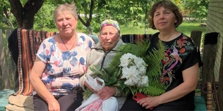91 рік мудрості й праці: у волинському селі вшанували колишню вчительку