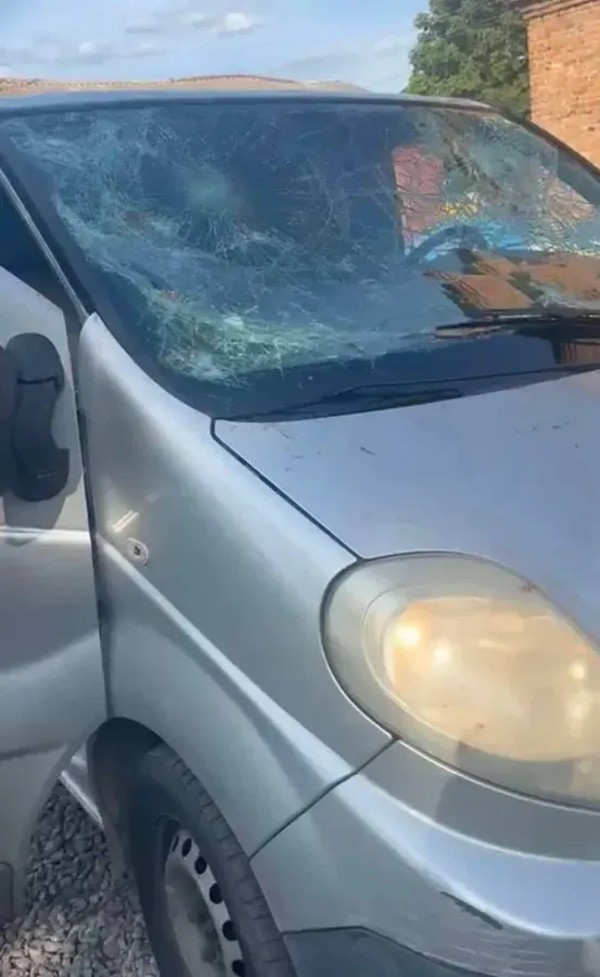 У Волинському ТЦК показали наслідки нападу на службове авто