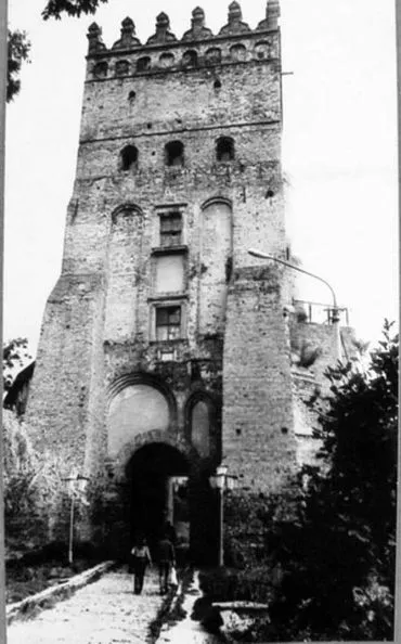 Яким був Луцький замок у 80-х роках минулого століття: чорно-білі фото