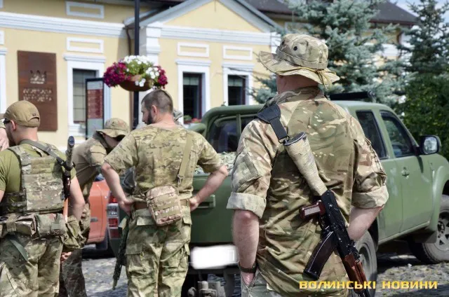 До Луцька на ротацію приїхали бійці ОЗСП «Любарт» (фото)