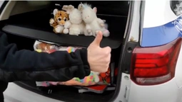 В автомобілях волинських патрульних «оселилися» іграшки (відео)