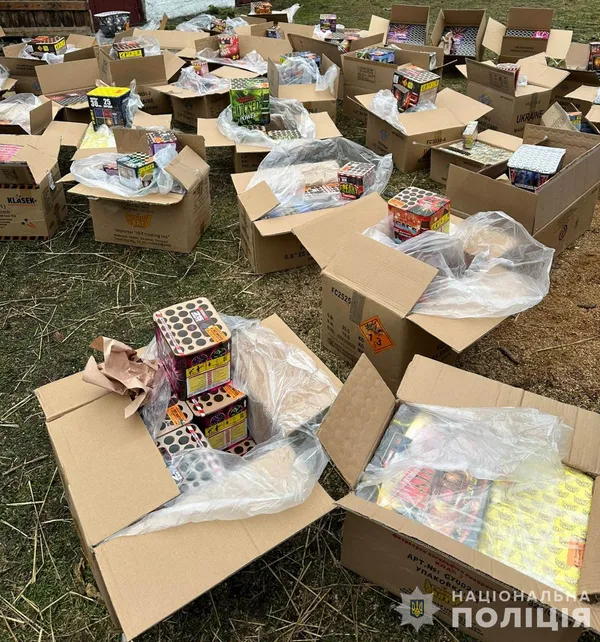 У Ковелі поліціянти «прикрили» феєрверковий бізнес (фото)