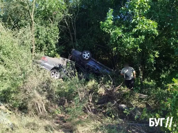 На Волині дві автівки після зіткнення злетіли у кювет