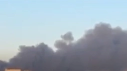 Чотири ракети повністю знищили об'єкт військової інфраструктури у Яворівському районі (відео)