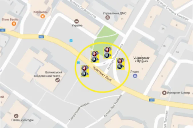 У центрі Луцька просять встановити світлофори