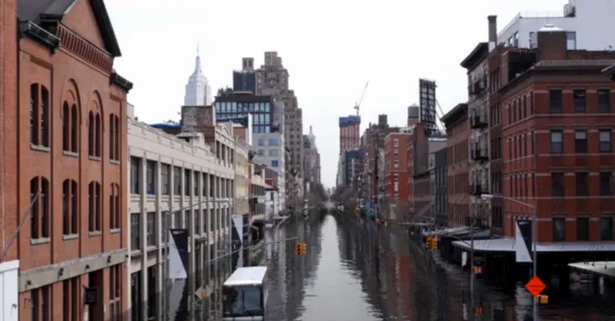 Як може затопити Нью-Йорк через глобальне потепління (відео)