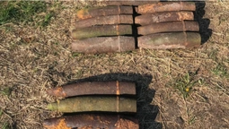 На подвір’ї волинянина виявили понад десять артилерійських снарядів (фото)