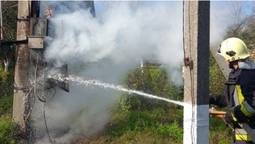 У Гаразджі пожежники залили водою електрощитову (фото, відео)