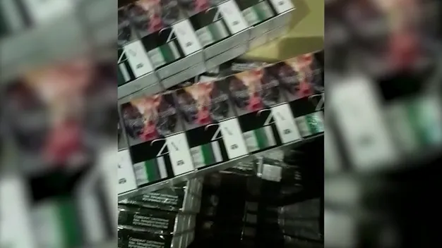На Волині знайшли велику партію контрабандних сигарет із Білорусі (фото, відео)