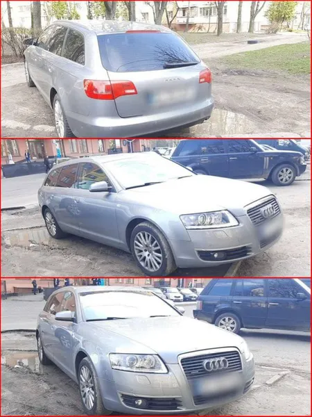 У Луцьку «автохам» припаркувався на газоні (фото)