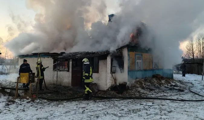На Ковельщині в пожежі загинув чоловік (фото)