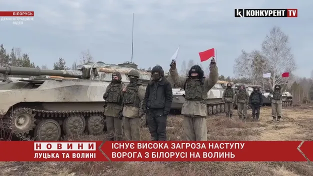Генштаб: Є велика загроза наступу з білорусі на Волинському напрямку (відео)