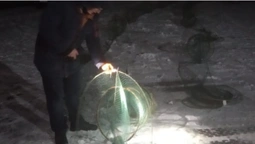У Світязі знайшли 42 метри сіток для вилову вугрів (фото, відео)