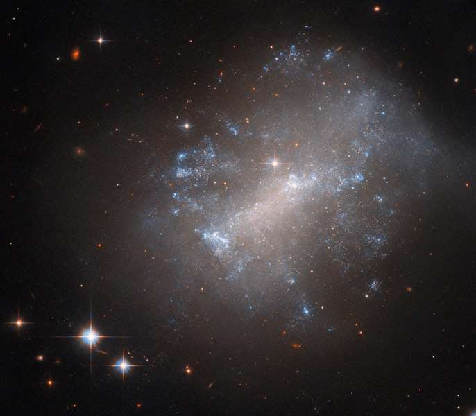 Hubble показав неправильну галактику у сузір’ї Пегаса
