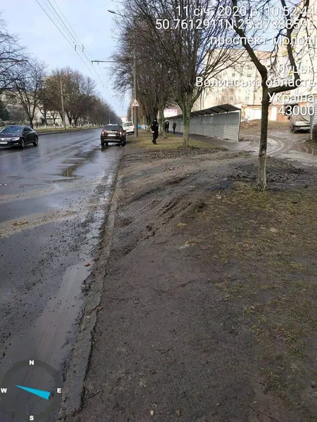 У Луцьку виконроба оштрафували за непомиті колеса (фото)