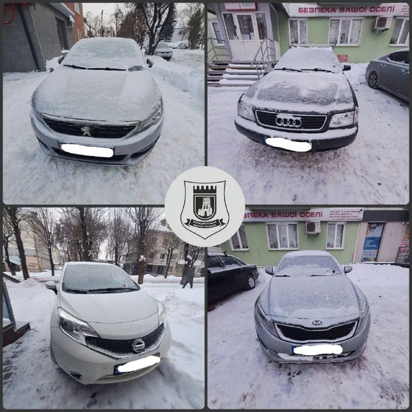У Луцьку штрафують водіїв за неправильно припарковані авто на тротуарах