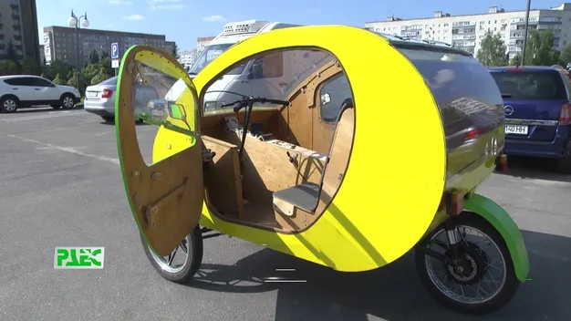 Українець створив триколісний електромобіль (фото,відео)