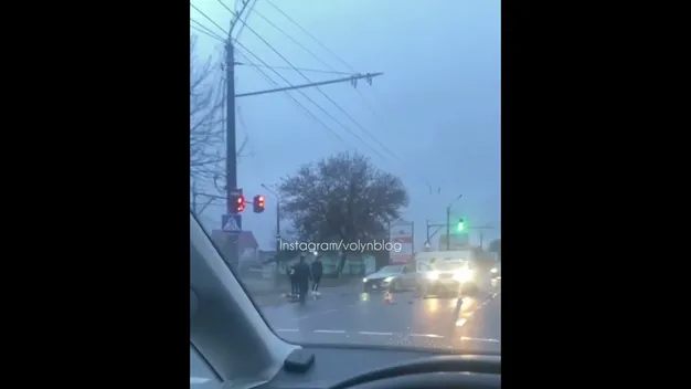 У Луцьку на Ковельській сталася аварія (відео)