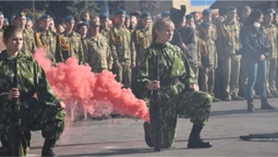 Зі зброєю і прийомами рукопашки: як приймали в Луцьку в ліцеїсти (ФОТО)