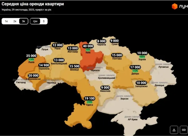 В Україні підскочили ціни на оренду житла: яка ситуація у Луцьку