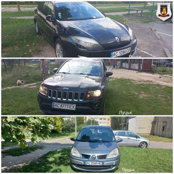 У Луцьку оштрафували водіїв, які запаркувались на газонах (фото)