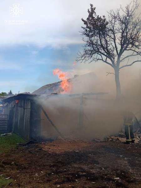На Волині рятувальники загасили 5 пожеж: що горіло (фото)