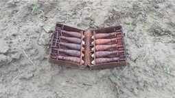 Орали поле: на Волині знайшли 11 боєприпасів часів Другої світової війни (фото)