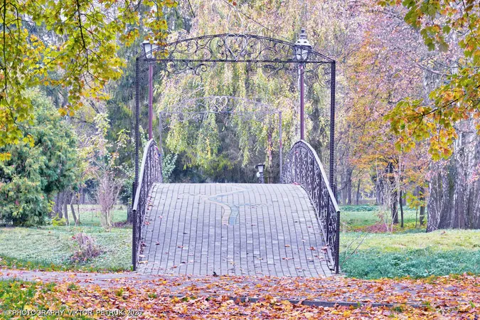 Жовтогаряча осінь у луцькому парку (фото)