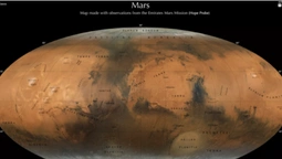 Арабські учені зробили нову деталізовану мапу Марса (фото, відео)