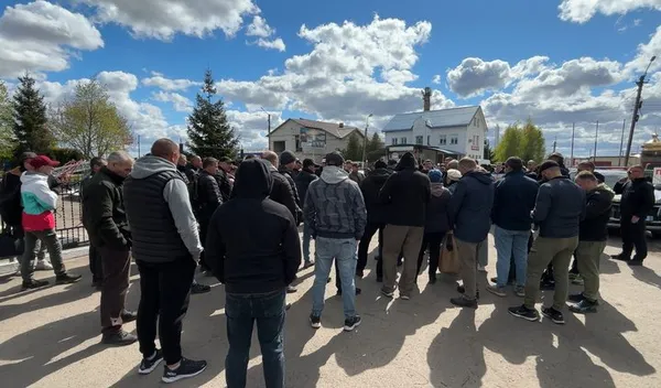 На Волині шахтарі протестують проти нового керівника «Волиньвугілля» (відео)