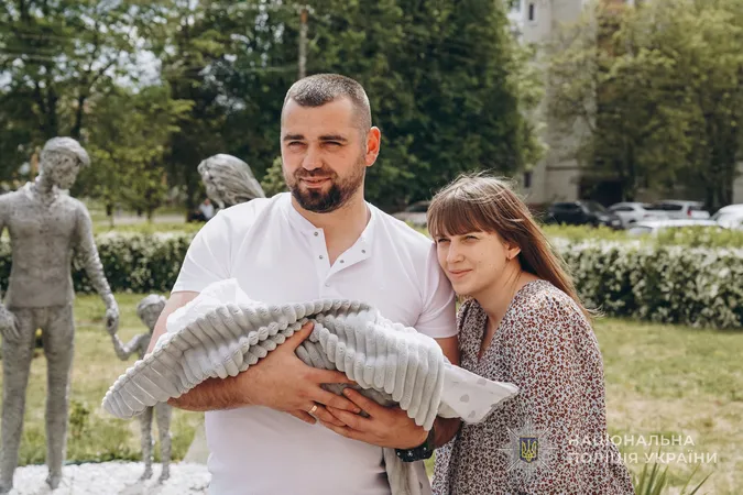 Поліцейський-доброволець стрілецького батальйону Волині вдруге став батьком (фото)