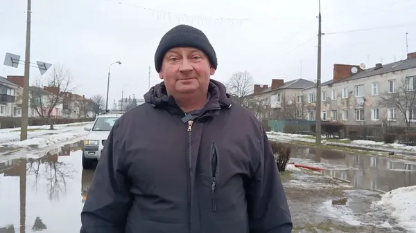 Робітник з благоустрою Сергій Скороход