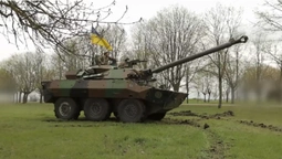 Українських морпіхів озброїли французькими «колісними танками» AMX-10RC (відео)