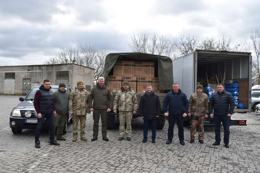 Волинським підрозділам ЗСУ передали допомогу (фото)