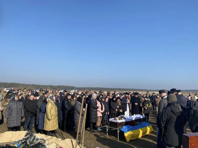 На Рівненщині попрощалися із загиблим волинянином Юрієм Кулішем (фото)