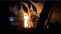 У Луцьку на вулиці Лесі Українки трапилась пожежа (відео)