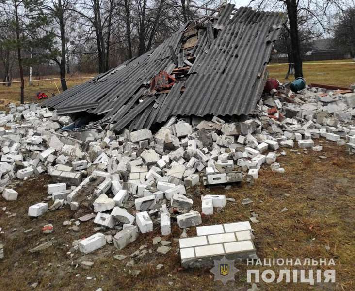 У селі на Ратнівщині вибух знищив шкільну котельню (відео, фото)