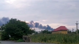 Вибухи в Криму: ймовірно, горить сховище боєприпасів (відео)