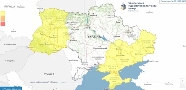 Велика небезпека для людей: волинян попереджають про сильний вітер