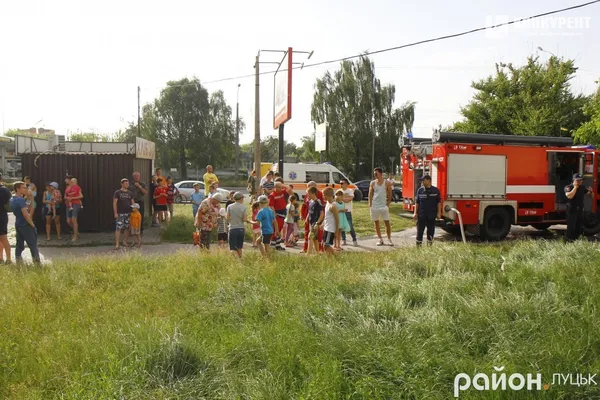 У Луцьку на Конякіна горів магазин