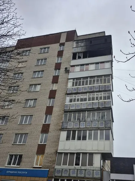 Через атаку шахедів у Луцьку горіла багатоповерхівка – пожежу ліквідували