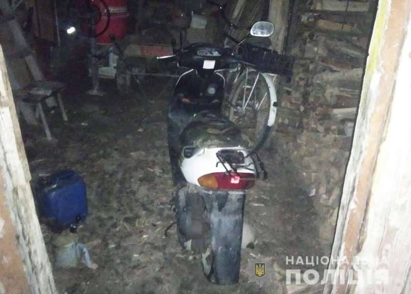 На Турійщині чоловік вкрав у односельця скутер (фото)