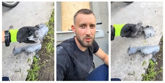 Лучани досі знаходять уламки «шахедів» біля своїх будинків (відео)