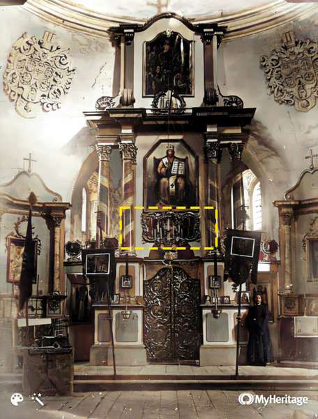 На Волині знайшли частину іконостаса XVII століття, розібраного за вказівкою «Паші Мерседеса» (фото)