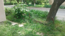 Гнилі штахети та залишки іржавого металу: у Луцьку демонтували паркани у дворах (фото)