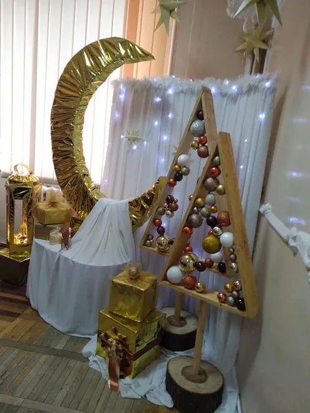 Ялинки та вогники: палати луцької лікарні святково прикрасили для пацієнтів (фото)